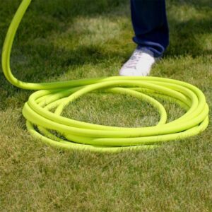 Flexzilla HFZG5100YW Garden Lead-in Hose 5/8 in. x 100 ft, Heavy Duty, Lightweight, Drinking Water Safe, Green
