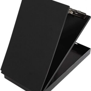 Saunders Black Recycled Aluminum Citation Holder – Eco-Friendly Office Supply, Corrosion Resistant, Lightweight Clipboard. Stationery Supplies
