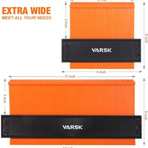 VARSK Contour Gauge (5+10 Inch Lock) Profile Tool, Unique Gifts for Dad, Birthday Gifts for Men, Tools for Men DIY Handyman, Home Improvement Woodworking Gadgets Tools
