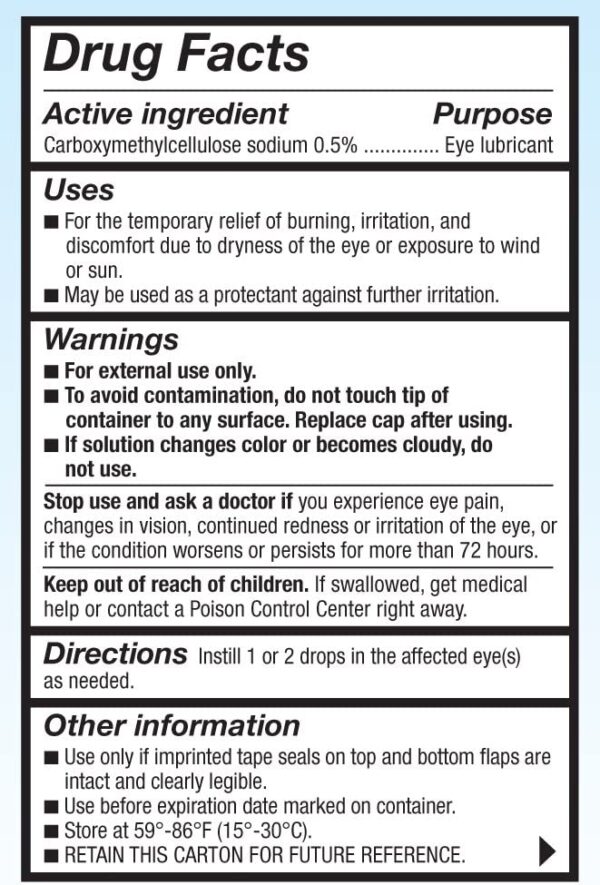 Refresh Tears Lubricant Eye Drops, 2 Count (Pack of 1) - Image 4