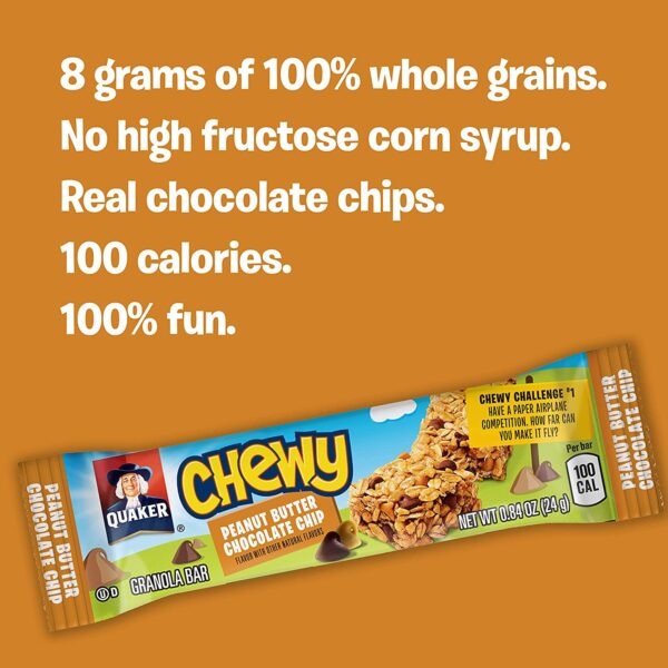 Quaker Chewy Granola Bars, Chewy & Dipps Variety Pack, 58 Count - Image 3