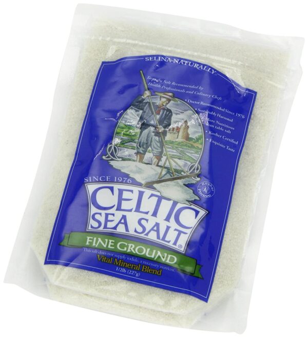 Celtic Sea Salt, Fine Ground Resealable Bag, 8 oz - Image 3