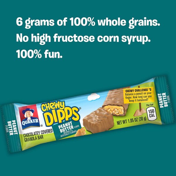 Quaker Chewy Granola Bars, Chewy & Dipps Variety Pack, 58 Count - Image 6